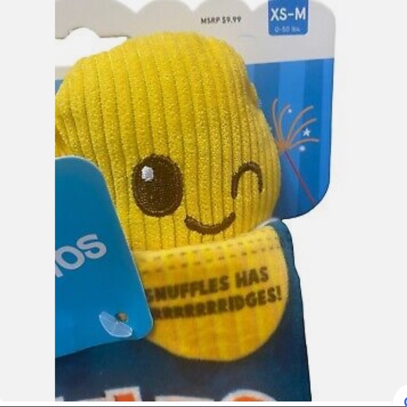 Bark Box BARK Snuffles Chips Multi Part Plush Dog Toys XS/S - Picture 3 of 3